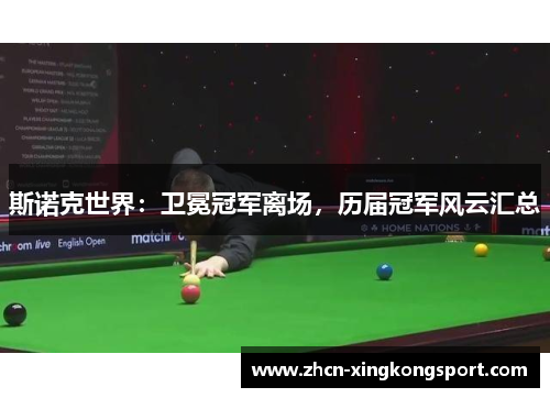 斯诺克世界：卫冕冠军离场，历届冠军风云汇总