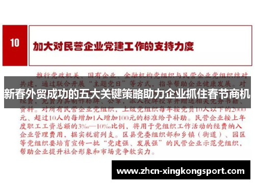新春外贸成功的五大关键策略助力企业抓住春节商机